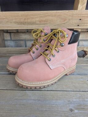 Safety Girl Boots Pink 🩷 Steel Toe Women's Size W7.5